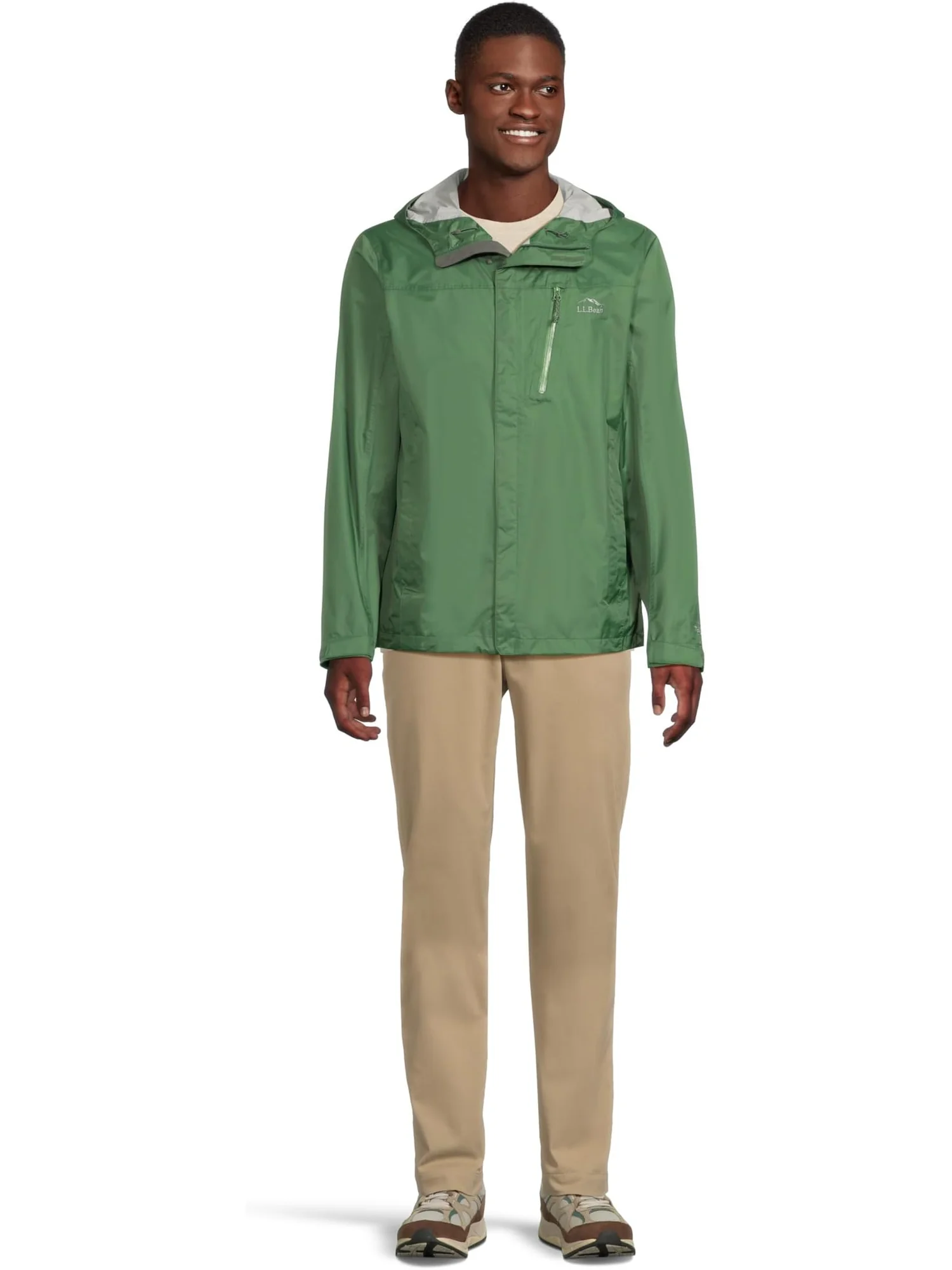 Куртка L.L.Bean Trail Model Rain Jacket — изображение 5 из 5, зеленый