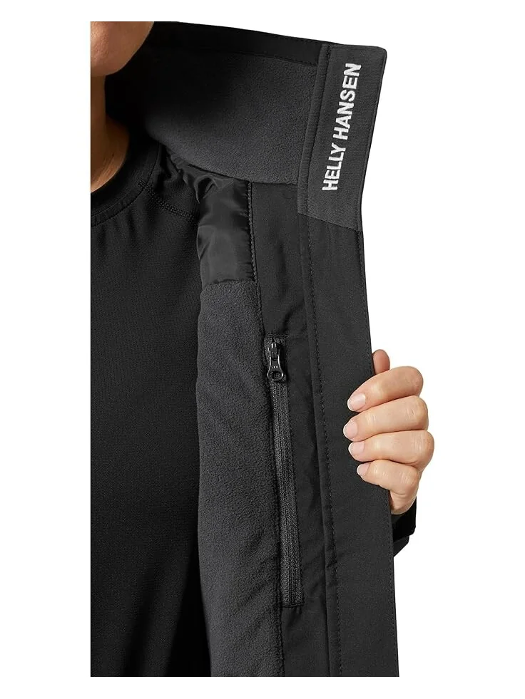 Куртка Helly Hansen Crew Hooded Midlayer 2.0 — изображение 3 из 4, черный