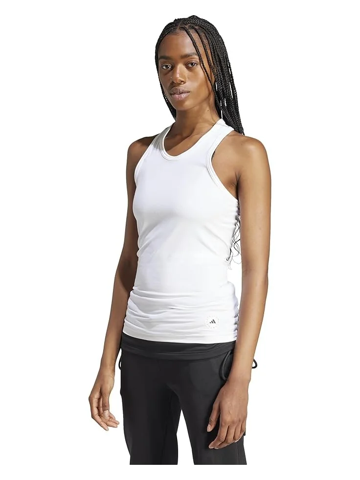 Топ adidas Rib Tank IN3623 — изображение 2 из 4, белый
