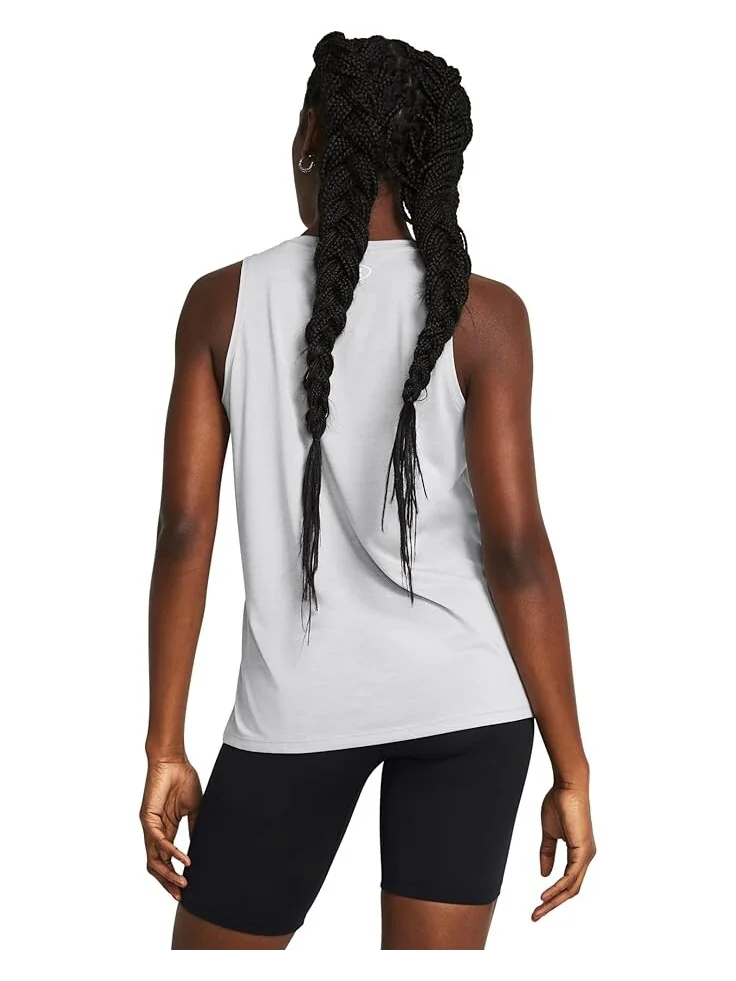 Топ Under Armour Tech Tank Twist — изображение 2 из 2, серый/белый/белый