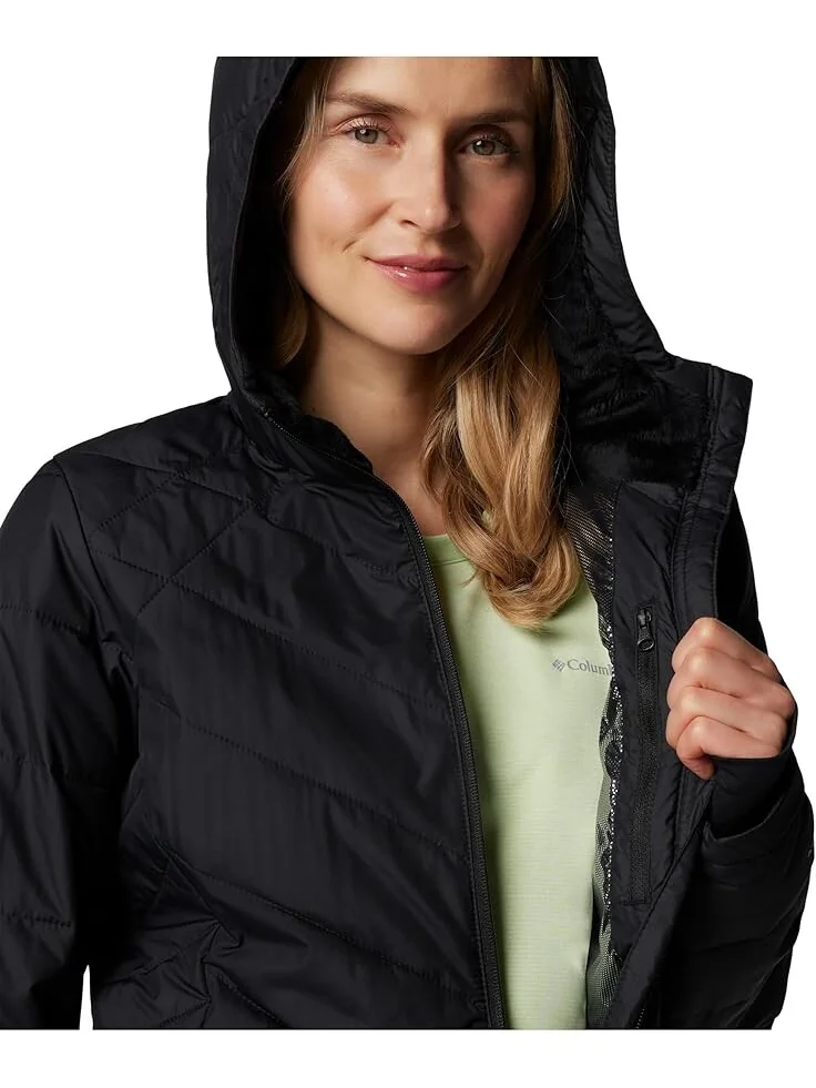 Куртка Columbia Heavenly Long Hooded Jacket — изображение 4 из 6, черный