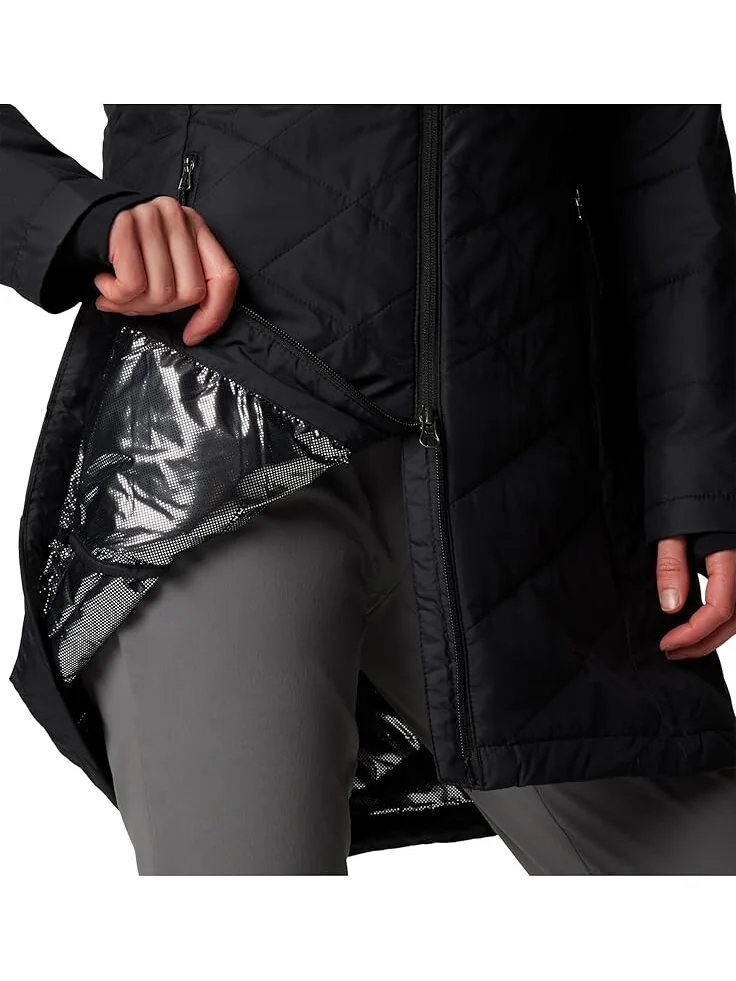 Куртка Columbia Heavenly Long Hooded Jacket — изображение 5 из 6, черный