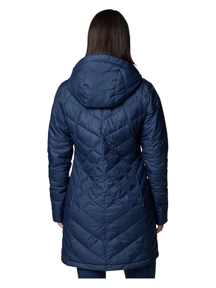 Куртка Columbia Heavenly Long Hooded Jacket — изображение 2 из 6, темно-синий