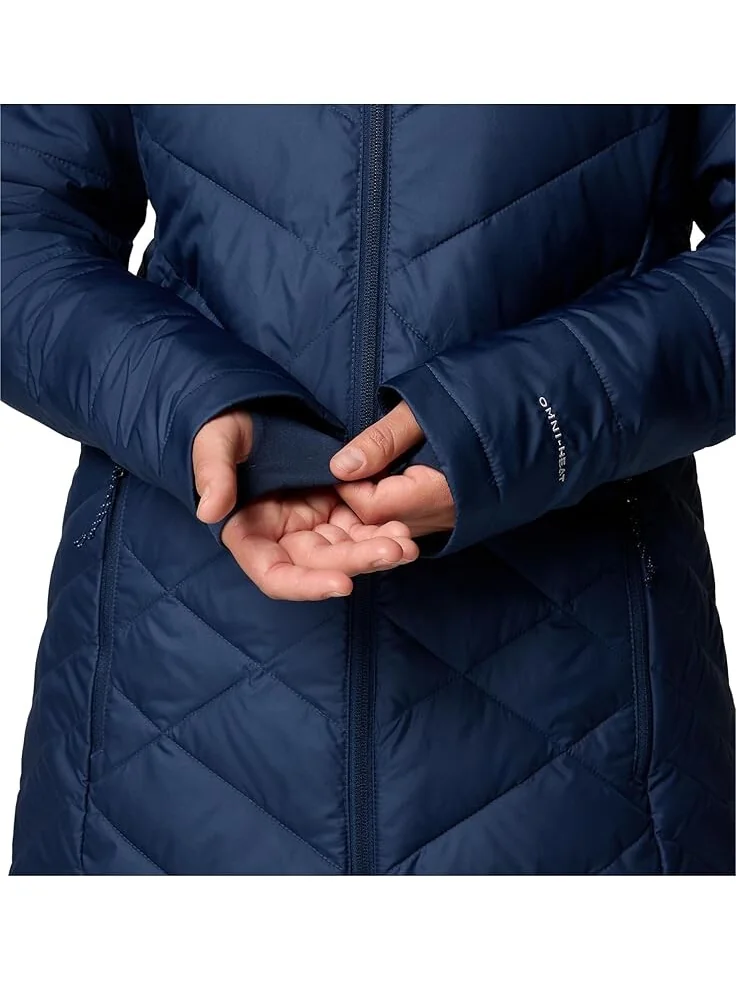 Куртка Columbia Heavenly Long Hooded Jacket — изображение 3 из 6, темно-синий