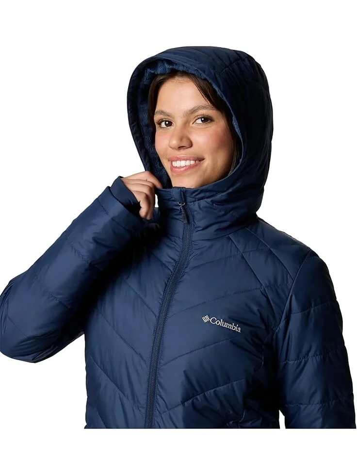 Куртка Columbia Heavenly Long Hooded Jacket — изображение 5 из 6, темно-синий