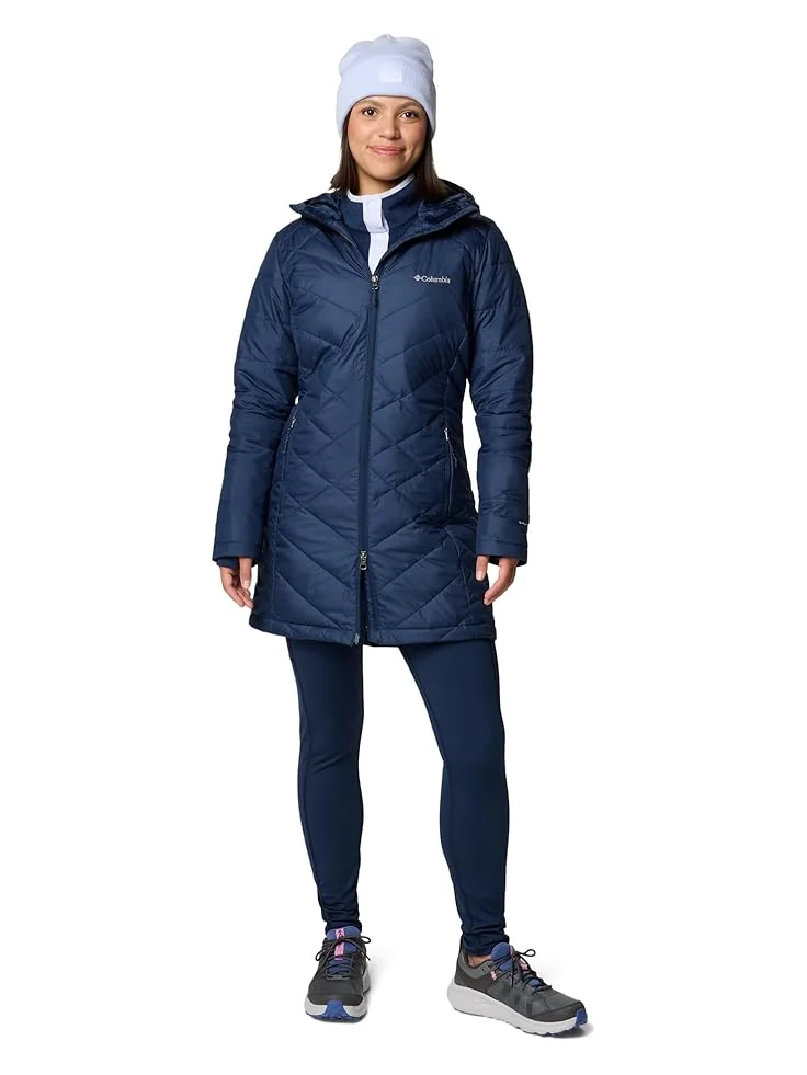 Куртка Columbia Heavenly Long Hooded Jacket — изображение 6 из 6, темно-синий