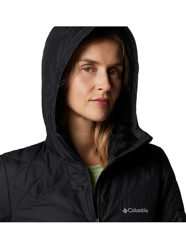 Куртка Columbia Heavenly Long Hooded Jacket — изображение 3 из 6, черный