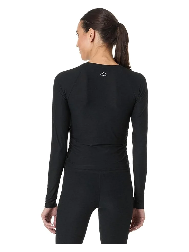 Топ Beyond Yoga Featherweight Your Fit Long Sleeve Top — изображение 2 из 4, самая темная ночь