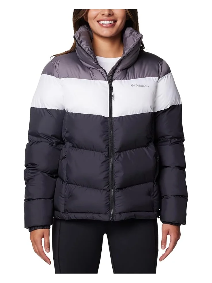 Куртка Columbia Puffect II Colorblock Jacket — изображение 1 из 5, черный/белый/серый