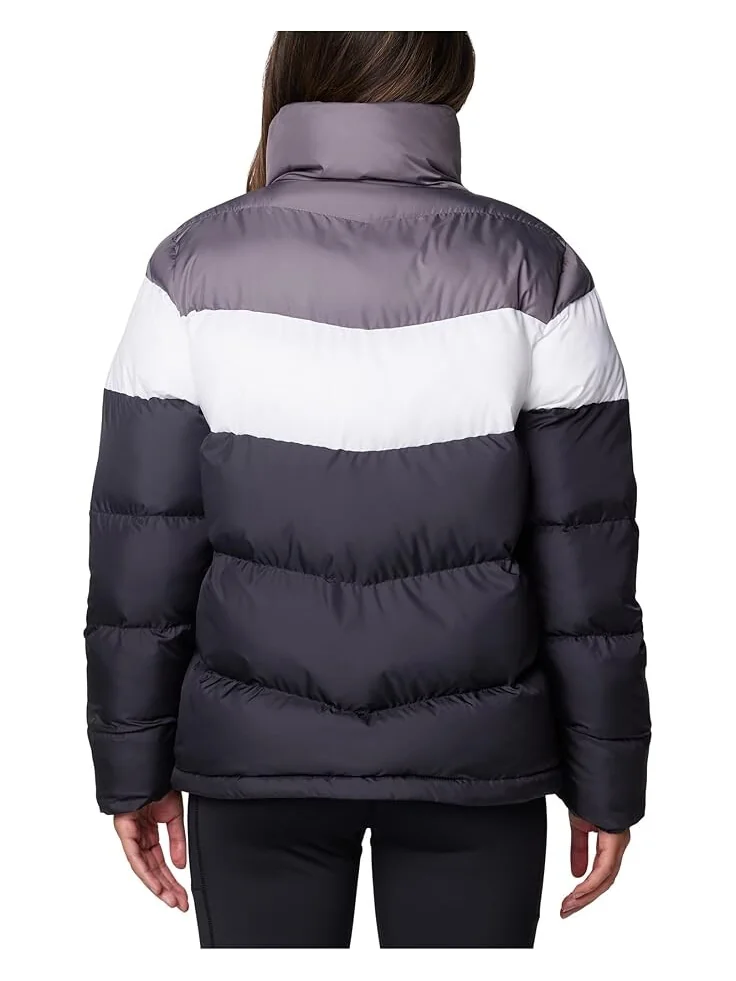 Куртка Columbia Puffect II Colorblock Jacket — изображение 2 из 5, черный/белый/серый