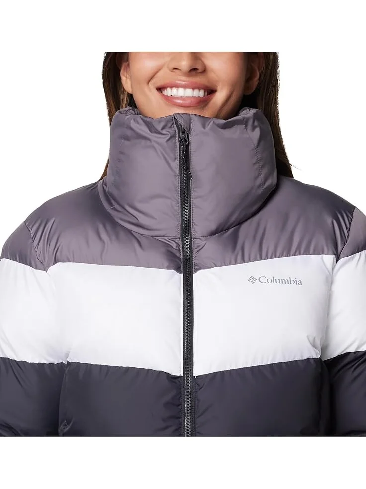 Куртка Columbia Puffect II Colorblock Jacket — изображение 4 из 5, черный/белый/серый