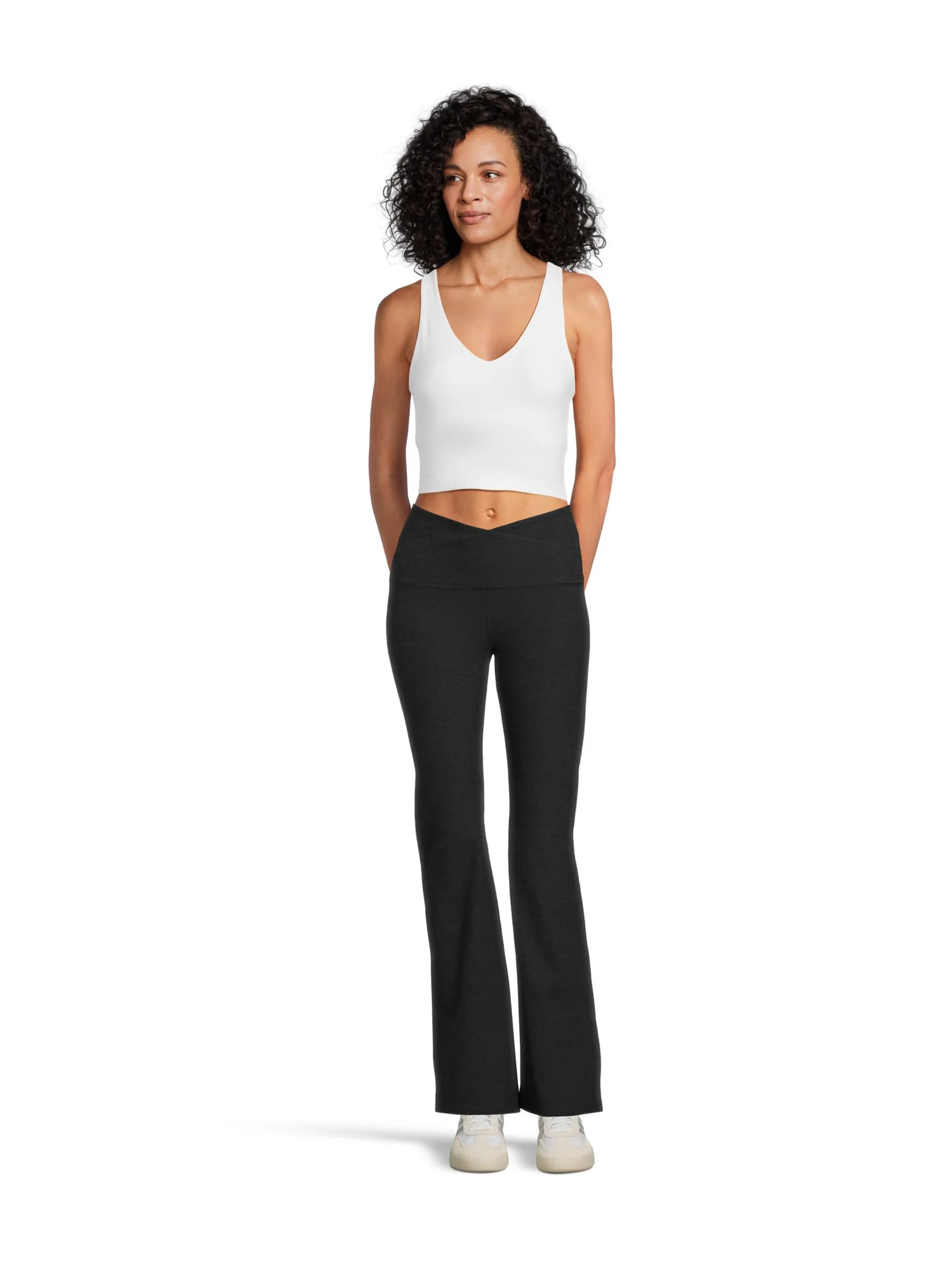 Топ Beyond Yoga Spacedye Good Day Cropped Tank — изображение 5 из 5, белый