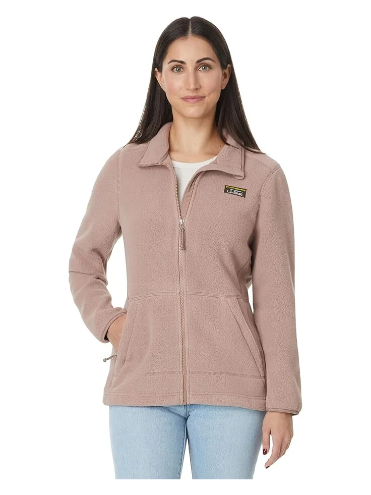 Куртка L.L.Bean Mountain Classic Fleece Jacket, цвет Mauve Taupe — изображение 1 из 4