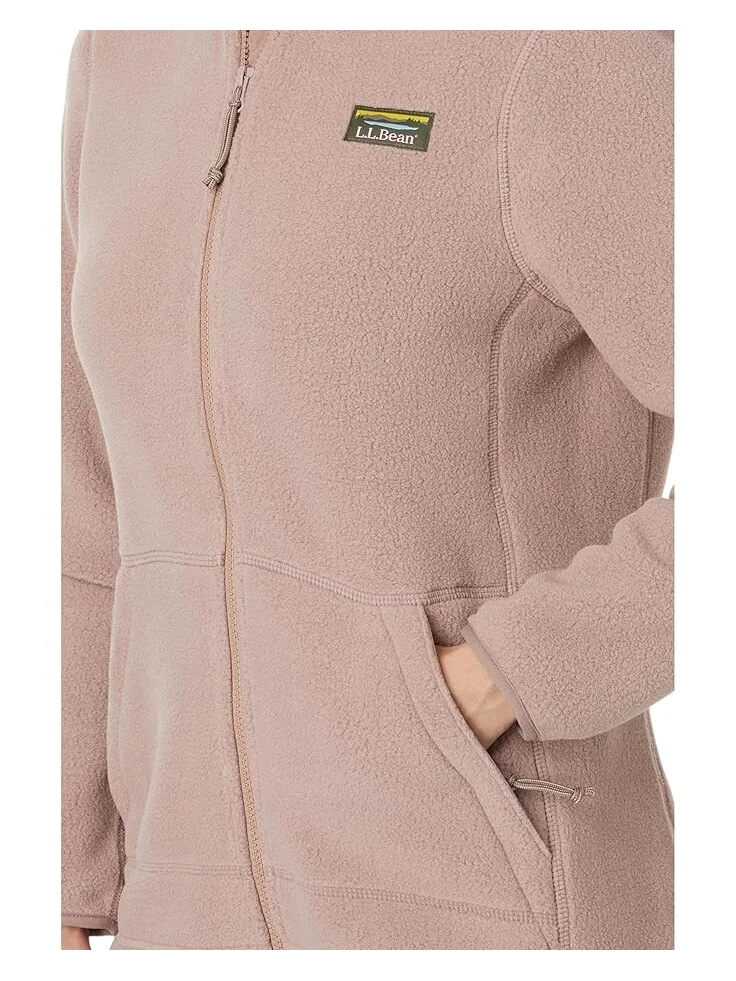 Куртка L.L.Bean Mountain Classic Fleece Jacket, цвет Mauve Taupe — изображение 3 из 4