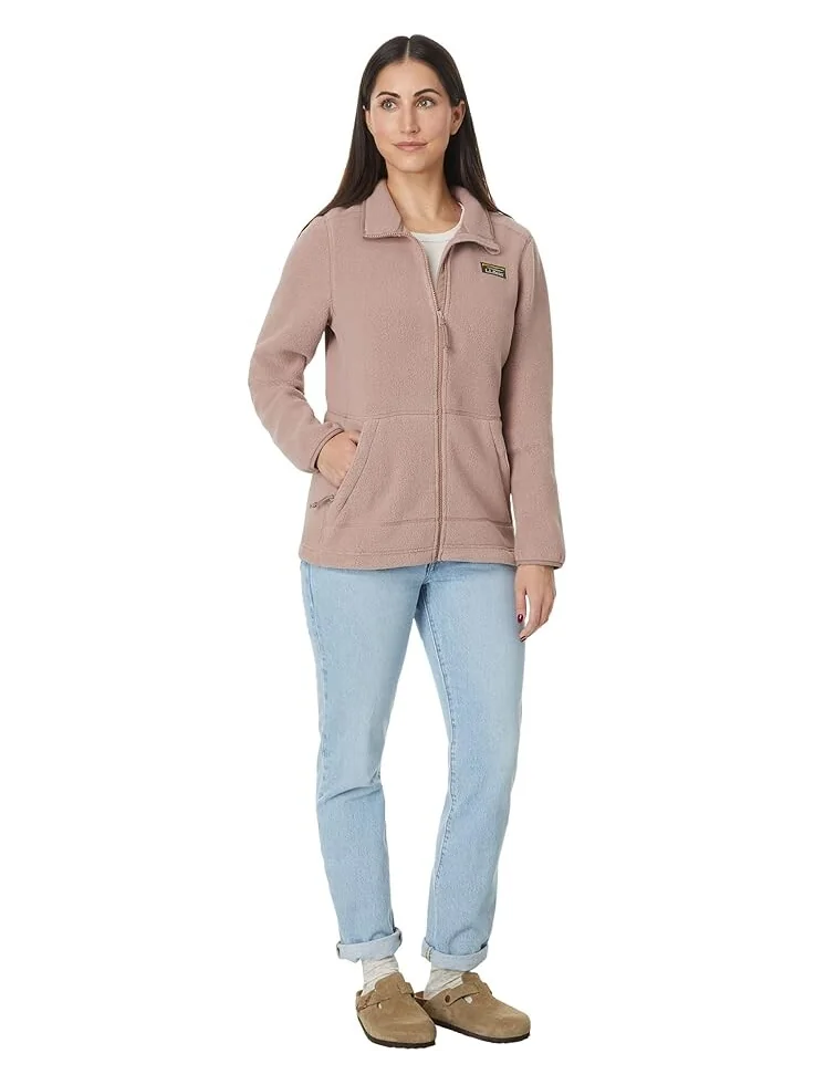Куртка L.L.Bean Mountain Classic Fleece Jacket, цвет Mauve Taupe — изображение 4 из 4