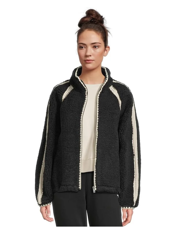 Куртка UGG Nikia Crochet Uggfluff Jacket — изображение 1 из 5, черный