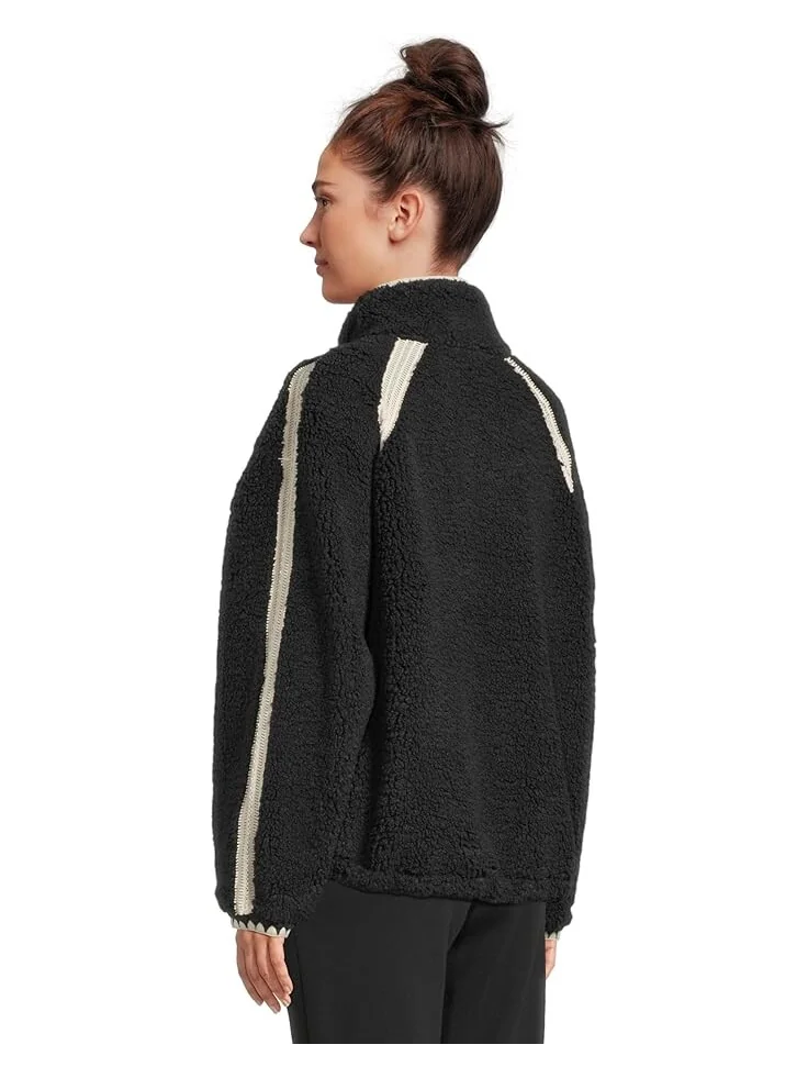 Куртка UGG Nikia Crochet Uggfluff Jacket — изображение 3 из 5, черный