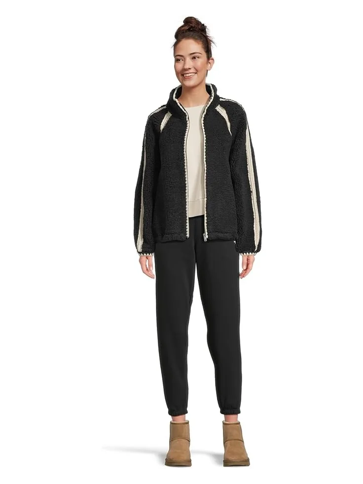 Куртка UGG Nikia Crochet Uggfluff Jacket — изображение 5 из 5, черный
