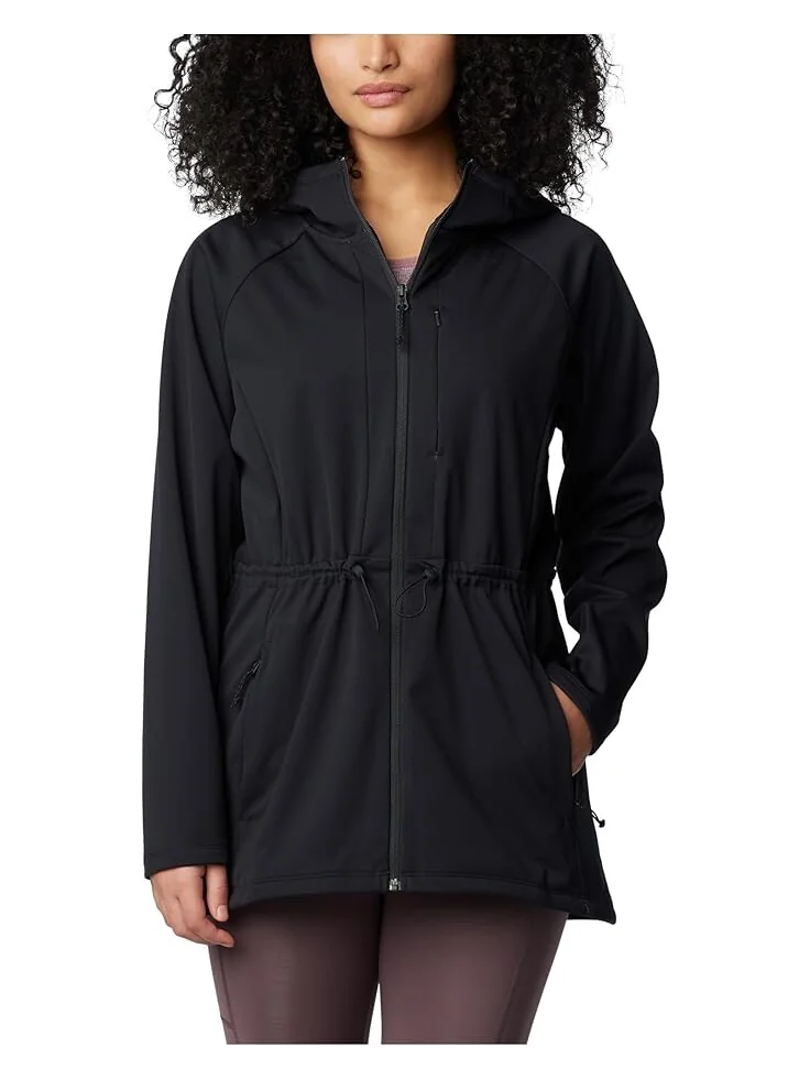 Куртка Columbia Flora Park II Softshell Jacket — изображение 1 из 4, черный