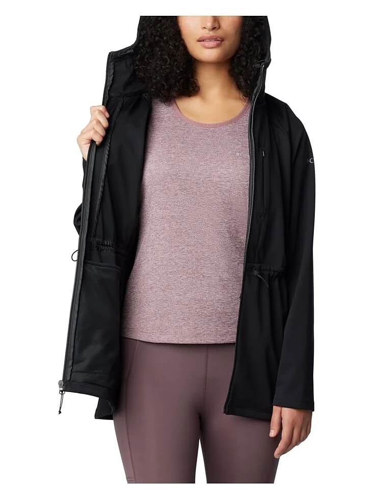 Куртка Columbia Flora Park II Softshell Jacket — изображение 4 из 4, черный