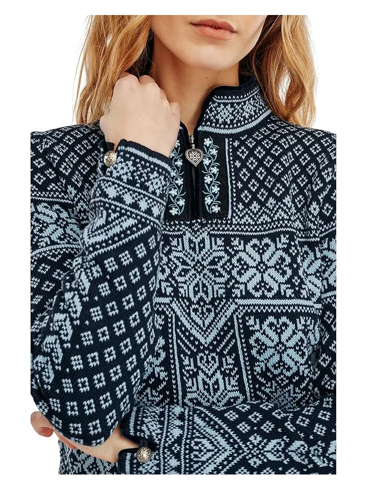 Свитер Dale of Norway Peace Sweater — изображение 3 из 3, темно-синий/синий