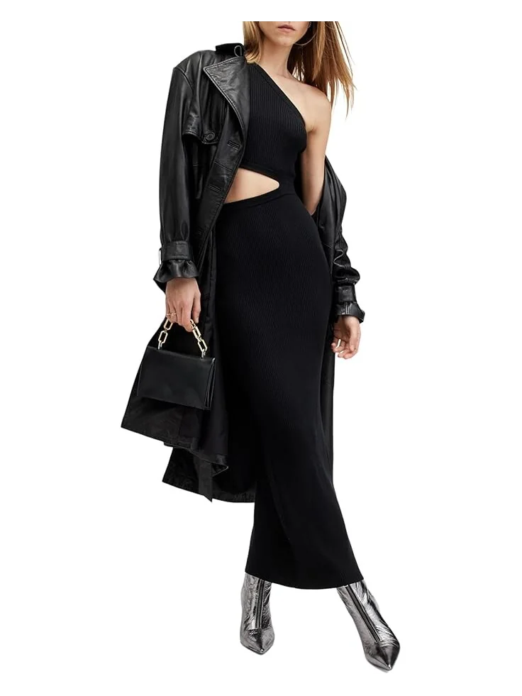 Платье AllSaints Daisy Dress — изображение 4 из 4, черный