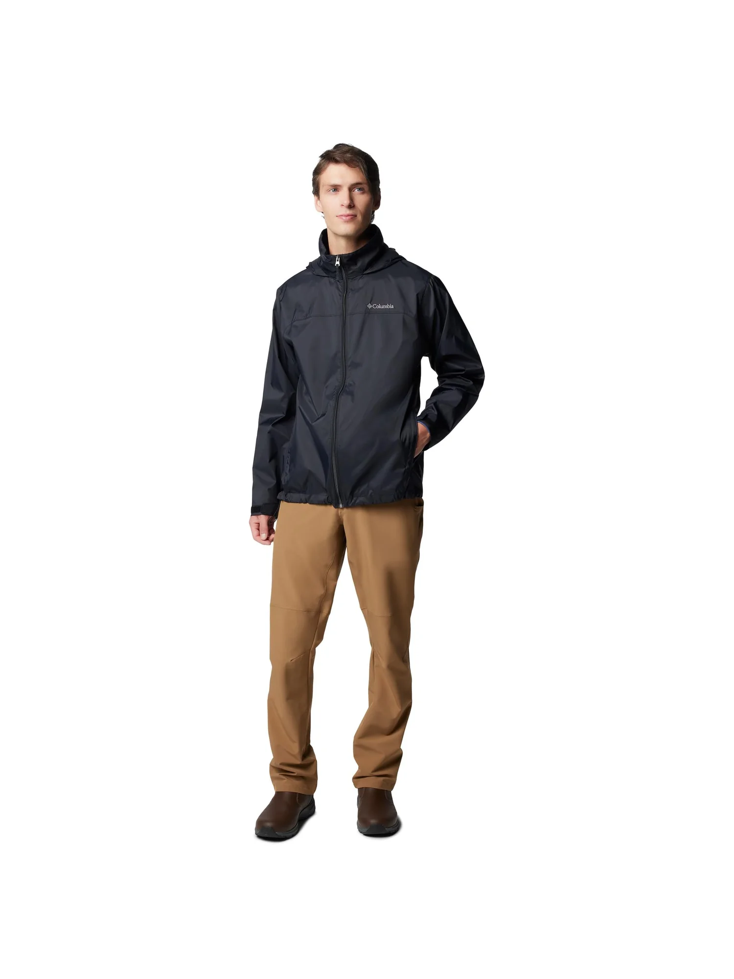 Куртка Columbia Glennaker Lake II Rain Jacket — изображение 6 из 6, черный