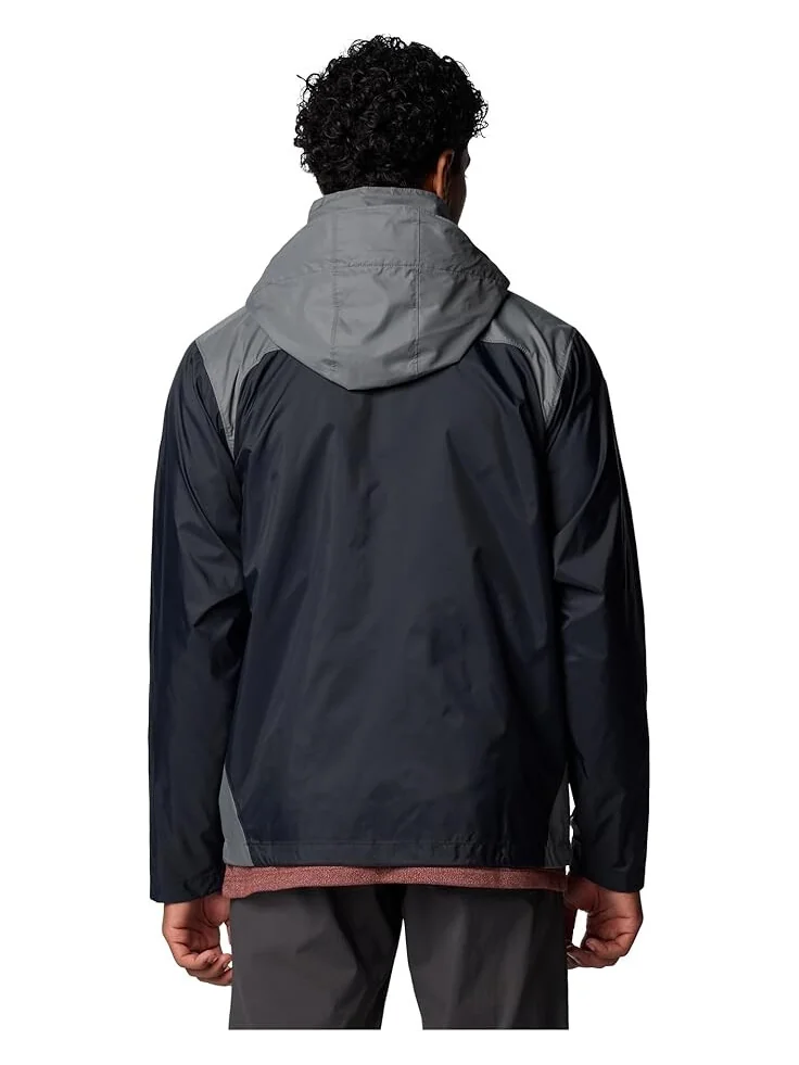 Куртка Columbia Glennaker Lake II Rain Jacket — изображение 2 из 6, черный/серый
