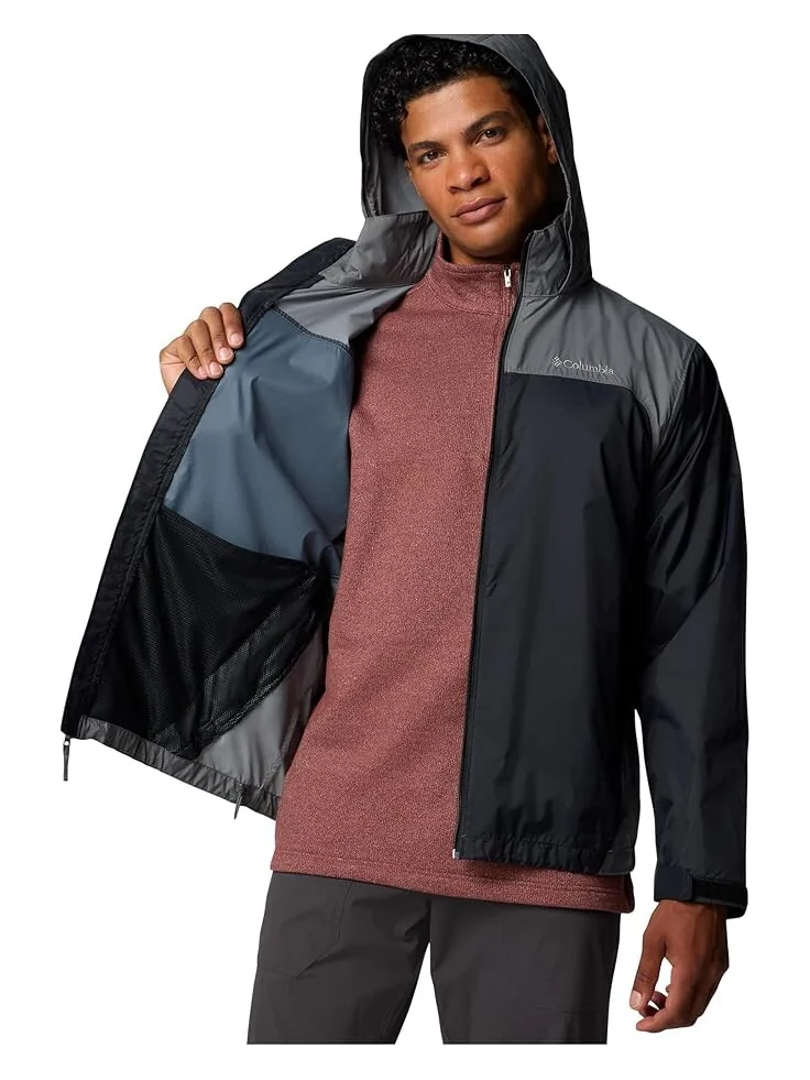 Куртка Columbia Glennaker Lake II Rain Jacket — изображение 3 из 6, черный/серый