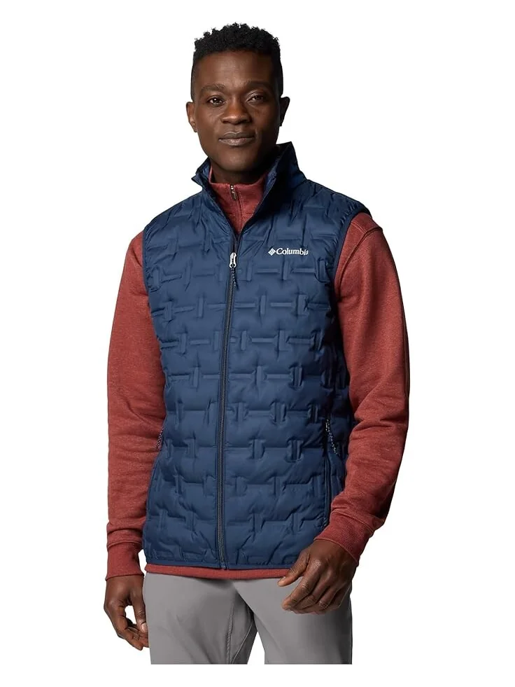 Утепленный жилет Columbia Delta Ridge II Down Vest — изображение 1 из 7, темно-синий