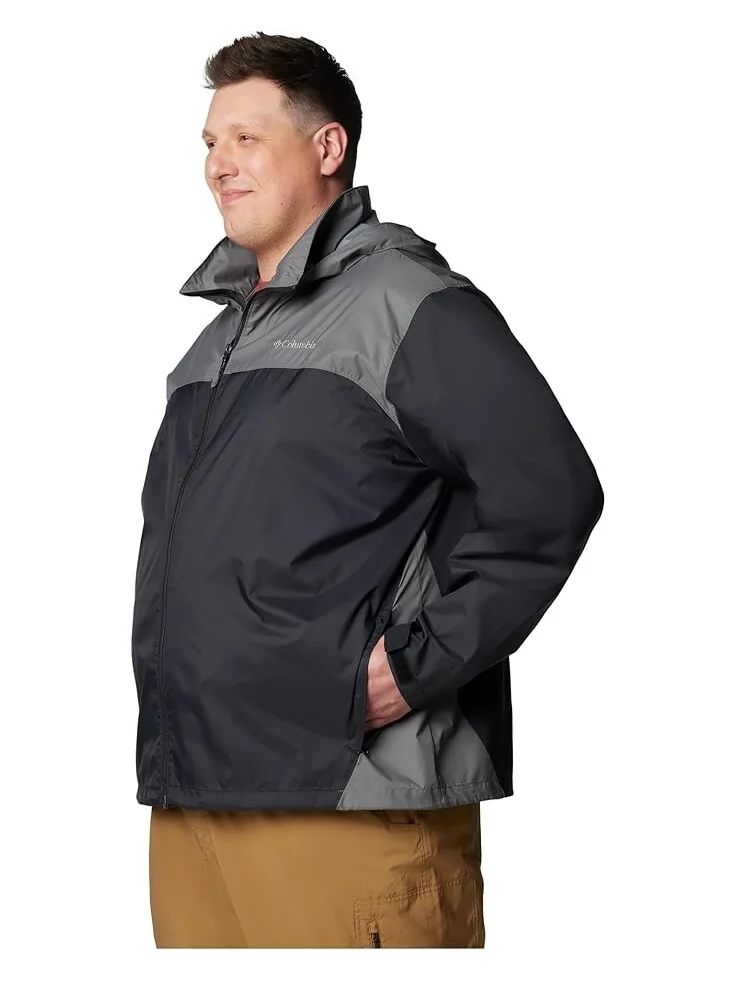 Куртка Columbia Big & Tall Glennaker Lake II Rain Jacket — изображение 5 из 6, черный/серый