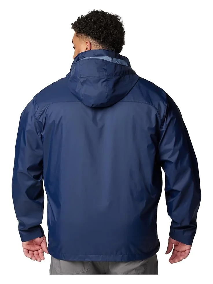 Куртка Columbia Big & Tall Glennaker Lake II Rain Jacket — изображение 2 из 6, темно-синий