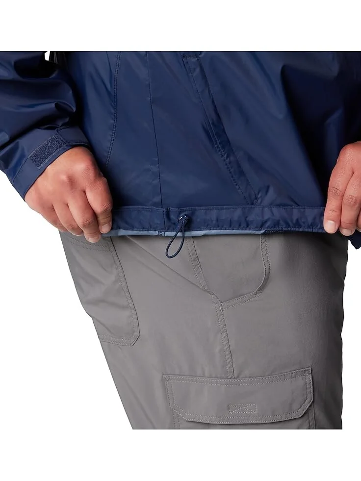 Куртка Columbia Big & Tall Glennaker Lake II Rain Jacket — изображение 4 из 6, темно-синий