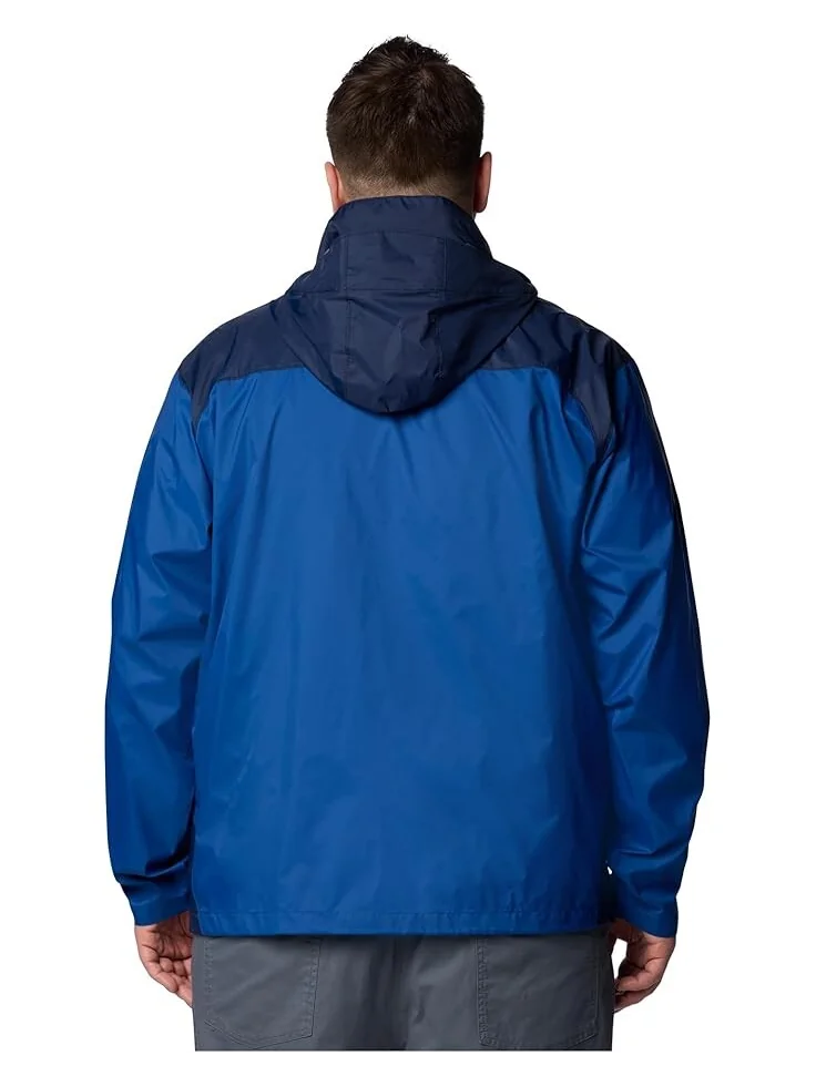 Куртка Columbia Big & Tall Glennaker Lake II Rain Jacket — изображение 2 из 6, синий/темно-синий