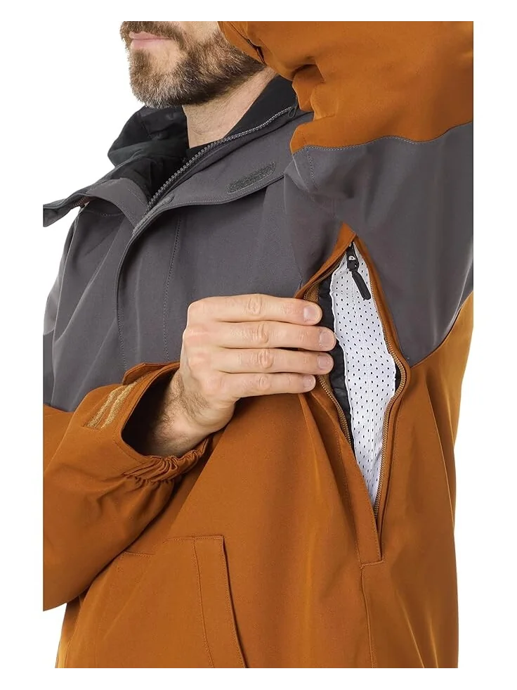 Куртка Volcom Snow Brighton Full Zip Jacket — изображение 3 из 5, карамель