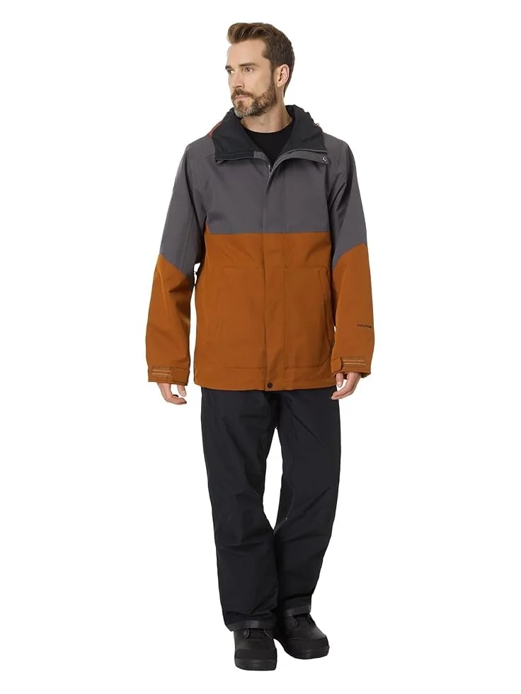 Куртка Volcom Snow Brighton Full Zip Jacket — изображение 5 из 5, карамель