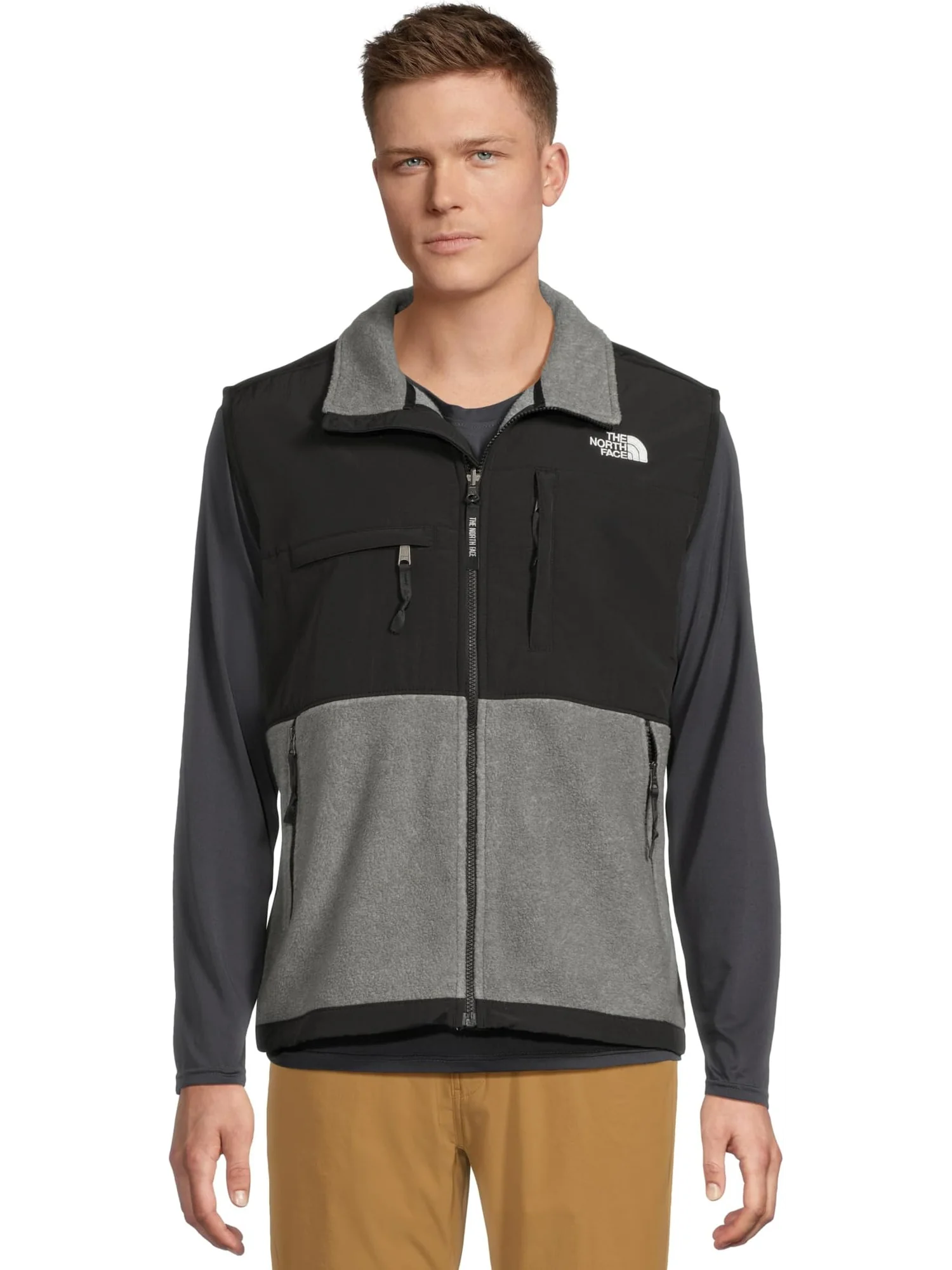 Жилет The North Face Retro Denali Vest — изображение 1 из 5, серый/черный