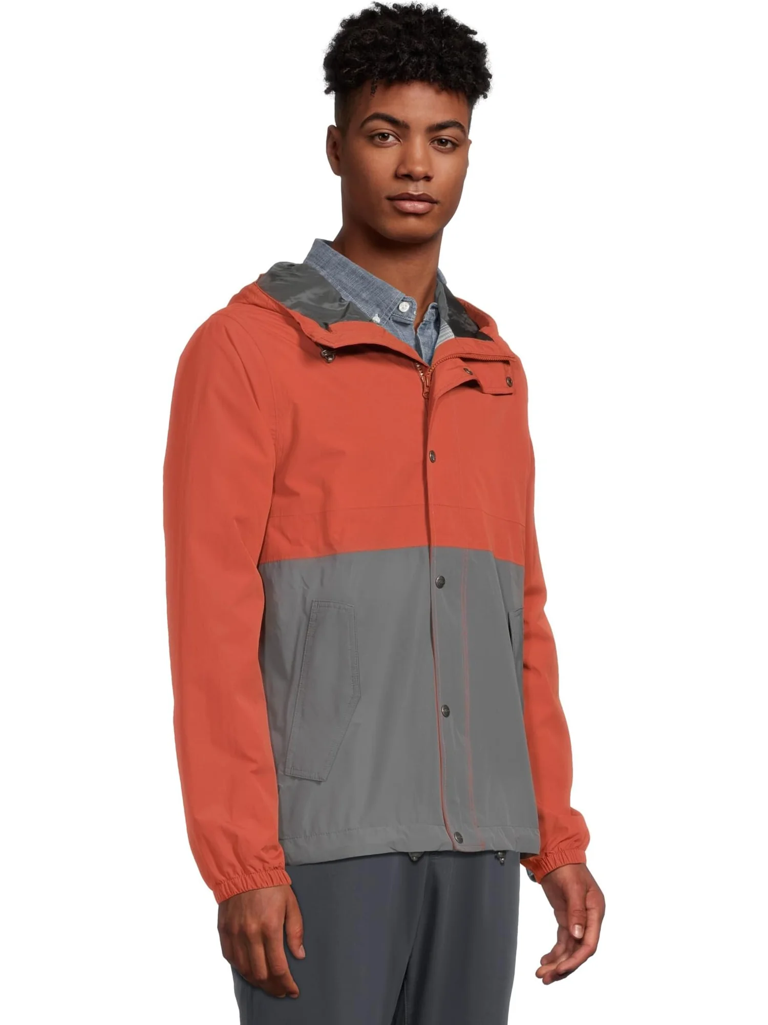 Мужская куртка Mountain Classic Rain Jacket Regular L.L.Bean — изображение 2 из 5, серый