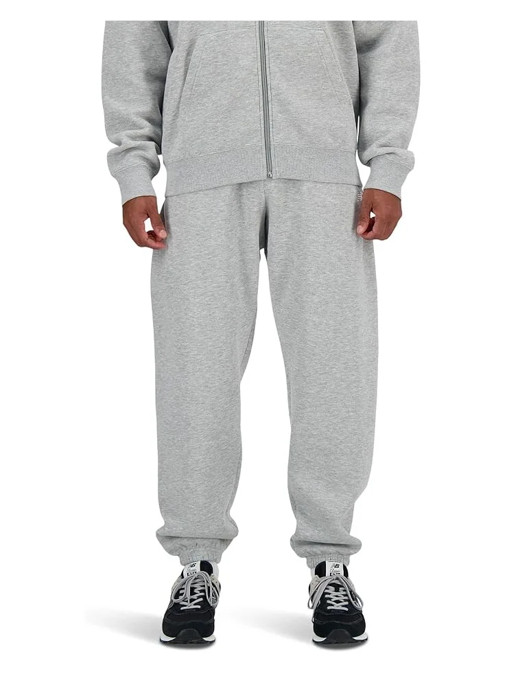 Брюки New Balance Sport Essentials Fleece Joggers — изображение 1 из 3, серый