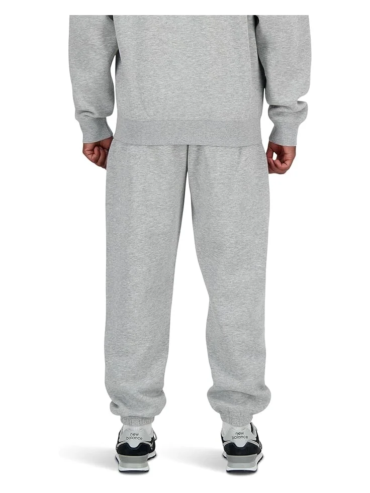Брюки New Balance Sport Essentials Fleece Joggers — изображение 2 из 3, серый