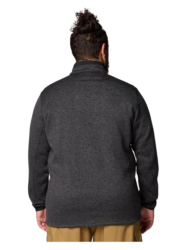 Куртка Columbia Big & Tall Sweater Weather Full Zip — изображение 2 из 4, черный