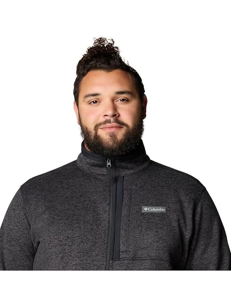 Куртка Columbia Big & Tall Sweater Weather Full Zip — изображение 3 из 4, черный