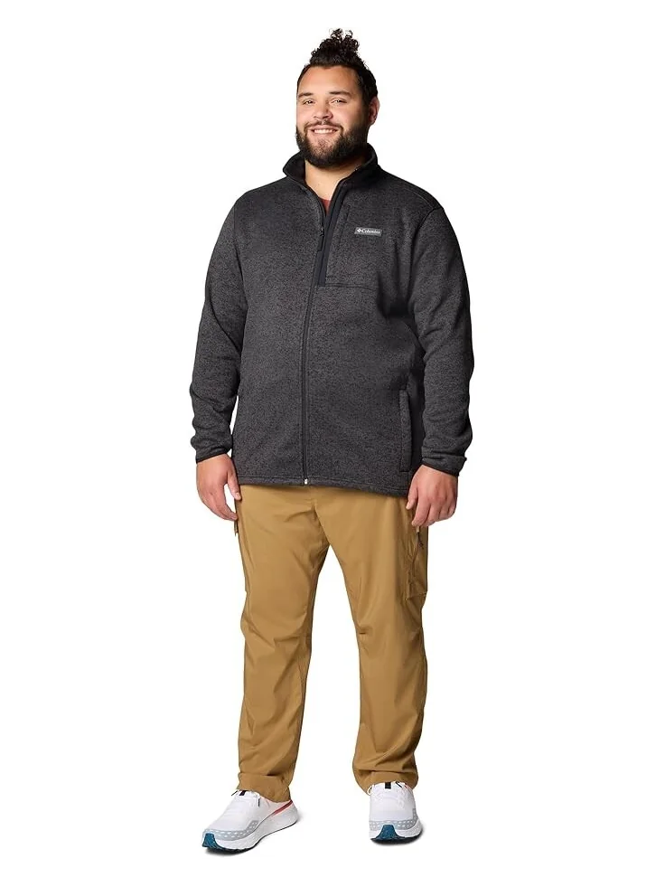 Куртка Columbia Big & Tall Sweater Weather Full Zip — изображение 4 из 4, черный