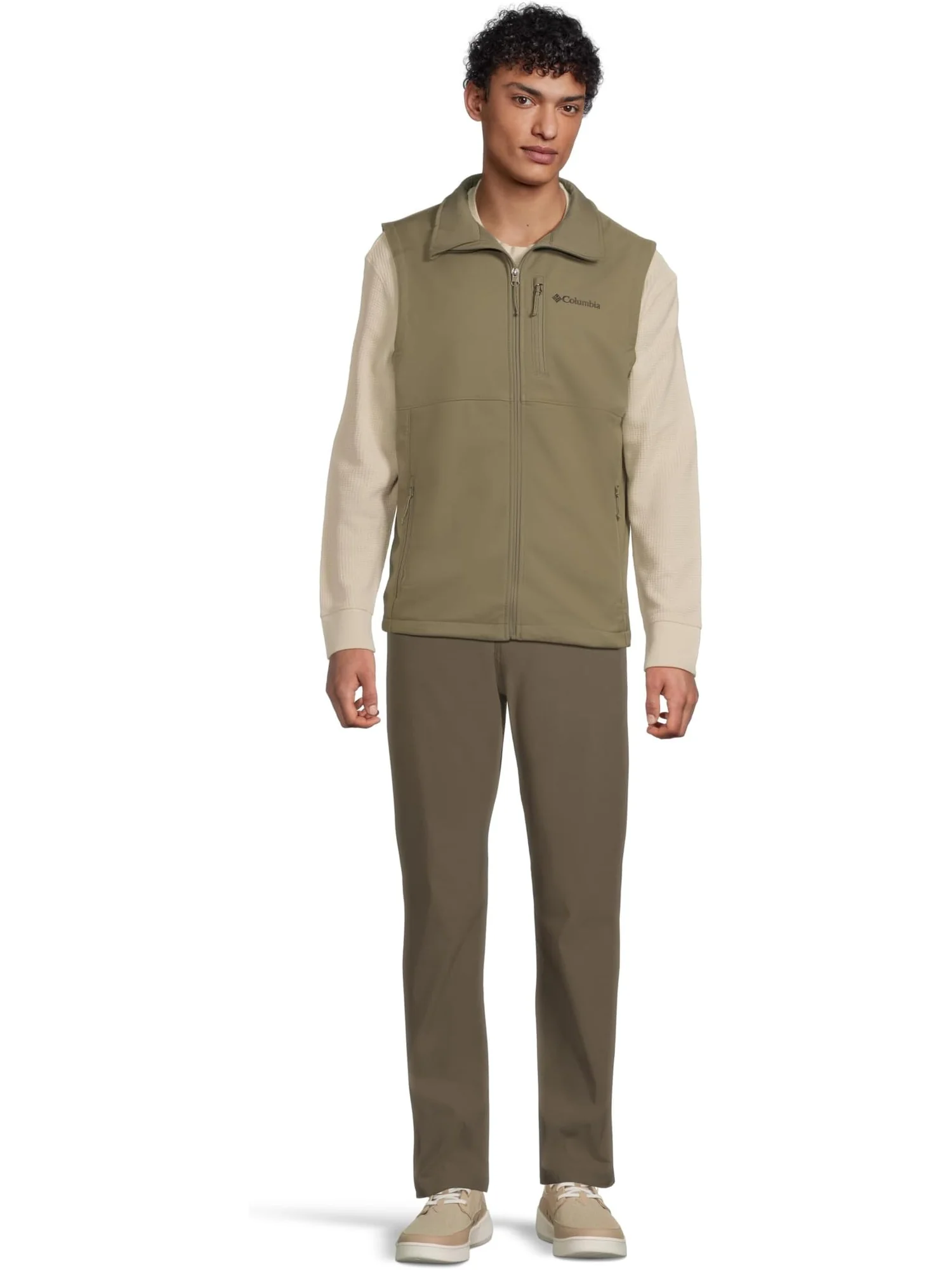 Жилет Columbia Ascender II Softshell Vest — изображение 5 из 5, зеленый
