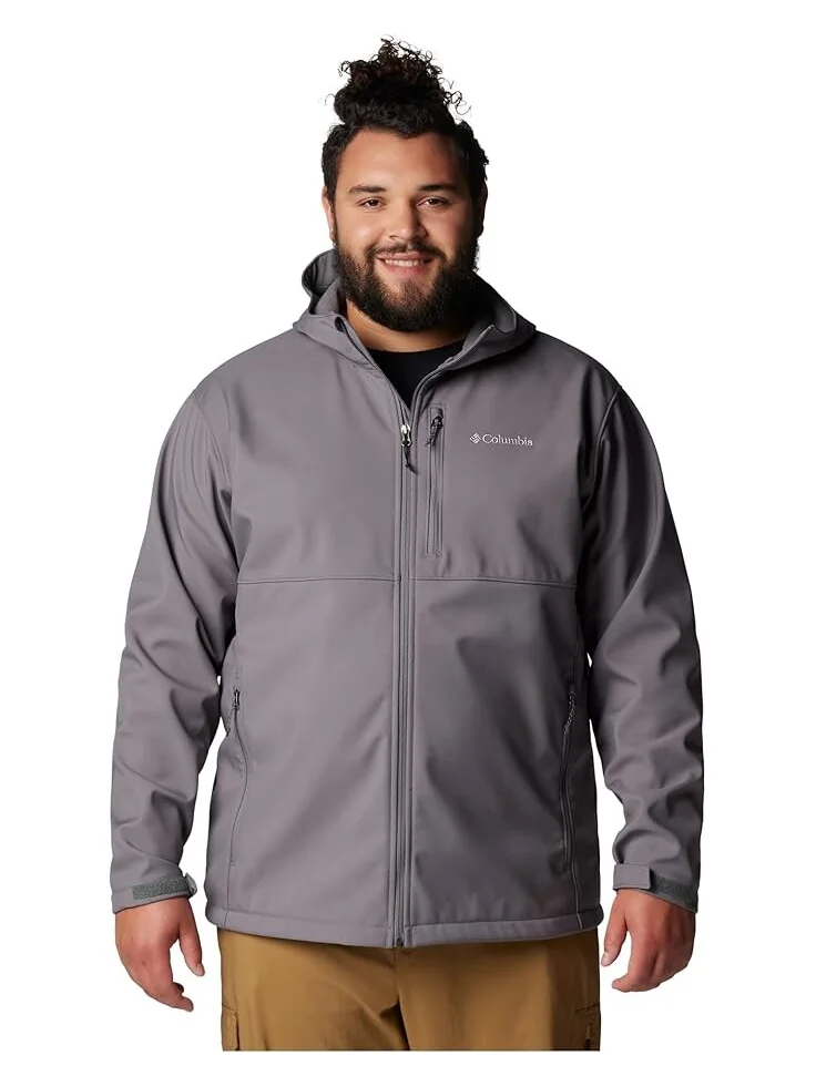 Куртка Columbia Big & Tall Ascender II Hooded Softshell Jacket — изображение 1 из 7, серый