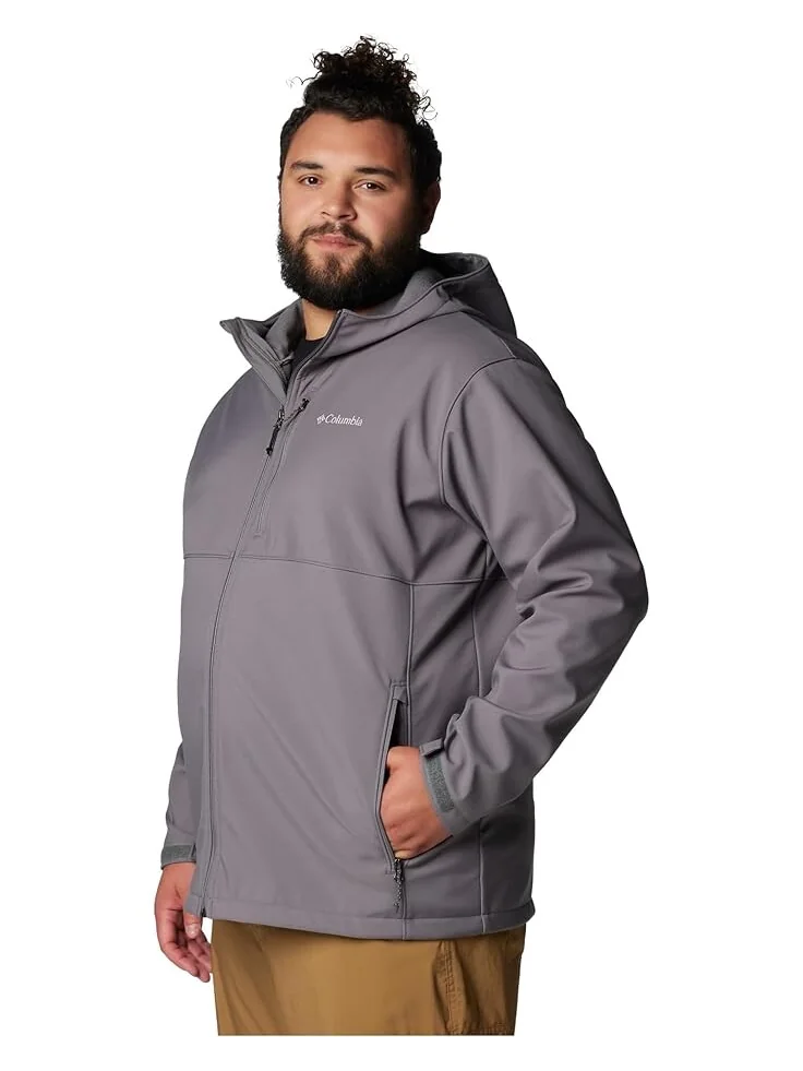 Куртка Columbia Big & Tall Ascender II Hooded Softshell Jacket — изображение 2 из 7, серый