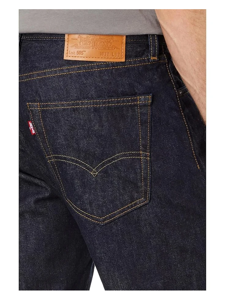 Джинсы Levi's Premium 505 Regular, цвет Midnight Selvedge — изображение 3 из 4