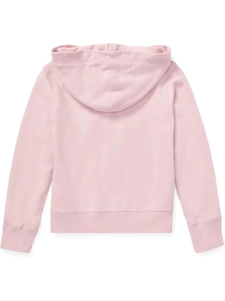 Худи Polo Ralph Lauren Kids French Terry Hoodie — изображение 2 из 4, розовый