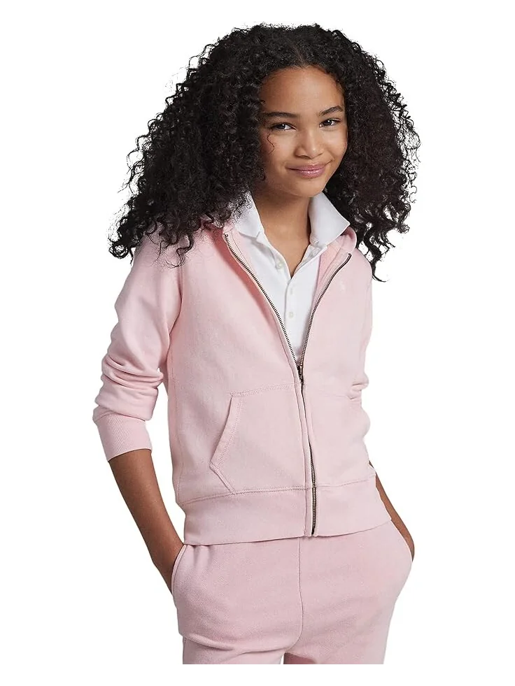 Худи Polo Ralph Lauren Kids French Terry Hoodie — изображение 4 из 4, розовый