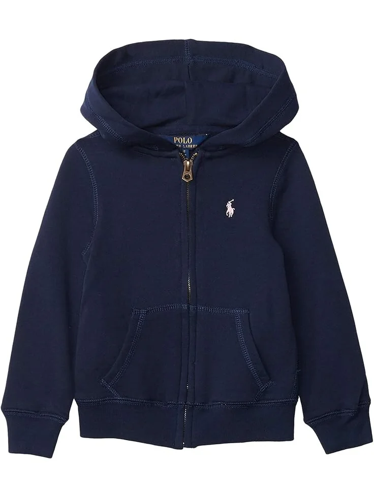 Худи Polo Ralph Lauren Kids French Terry Hoodie — изображение 1 из 3, темно-синий